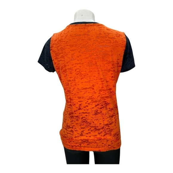 Detroit Tigers Women’s Graphic Tee – Orange & Navy, Size L - Picture 2 of 10